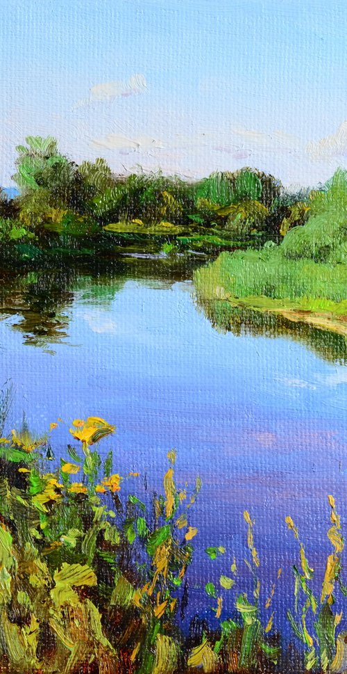 Summer by the river by Ruslan Kiprych