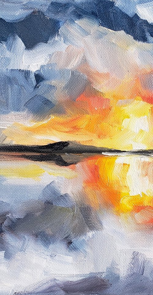 "Colors on the Water" - Landscape - Seascape - Skyscape by Katrina Case