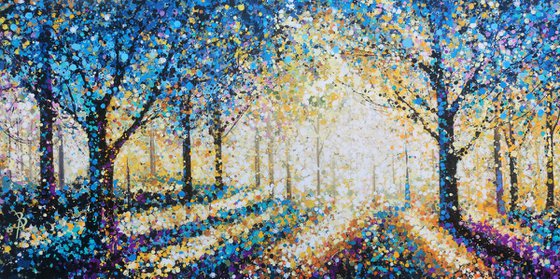 Where Beautiful Things Begin - Blue Landscape
