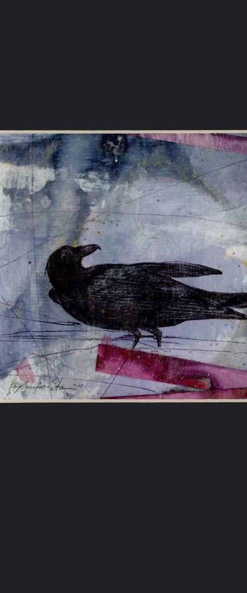 Crow Collage by Kathy Morton Stanion