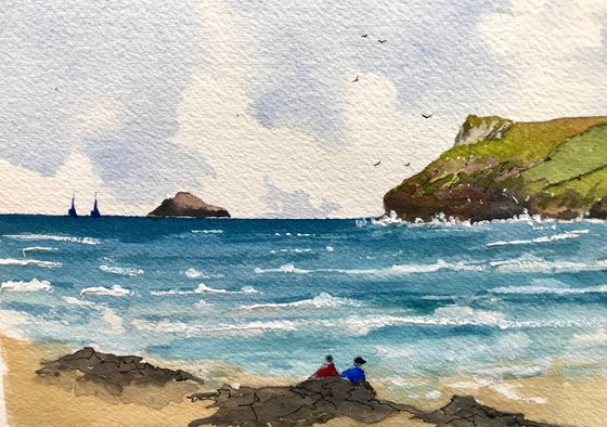 Polzeath Bay ,Cornwall