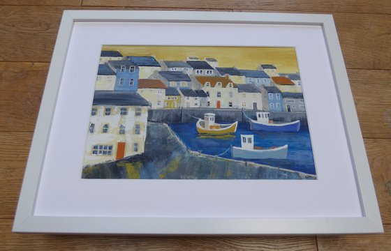 Harbour, morning colours