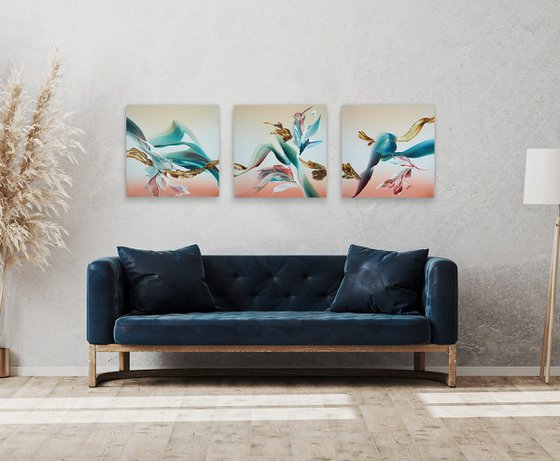 Florilegium of Motion Triptych