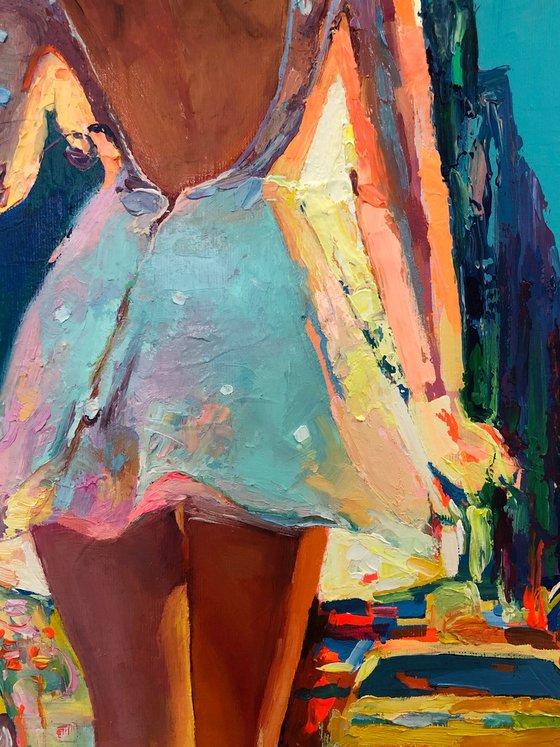 Wet streets of New York.