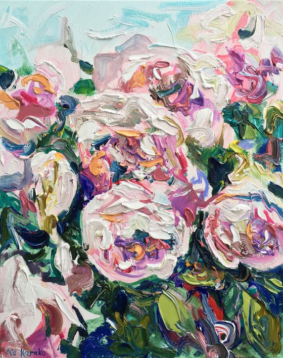 Roses Impasto