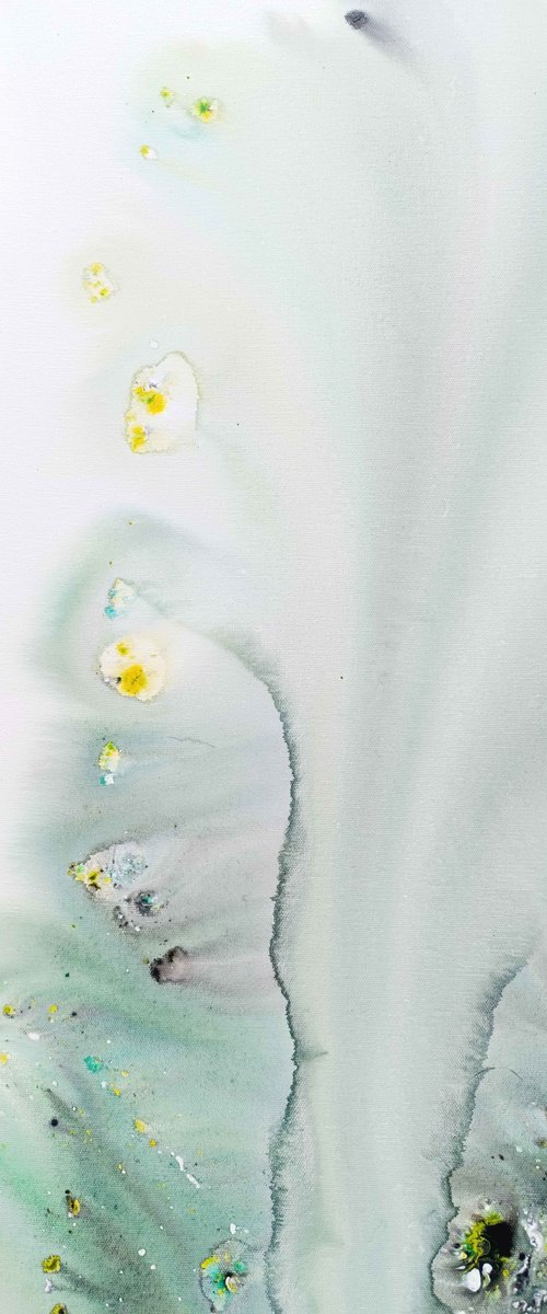 Nature 599 — Abstract Celadon Frond by Muriel Napoli