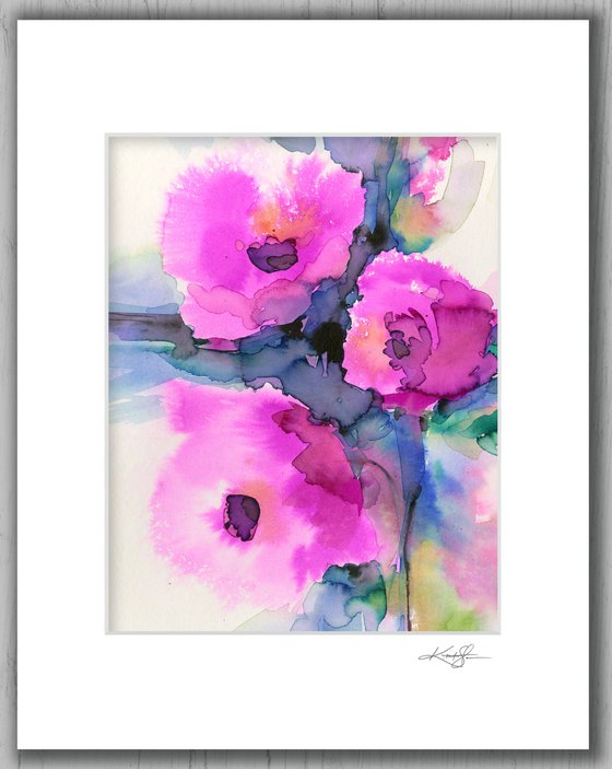 Floral Enchantment 24 - Flower Painting  by Kathy Morton Stanion