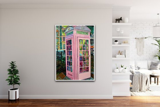 Phone box / 101 X 72 cm