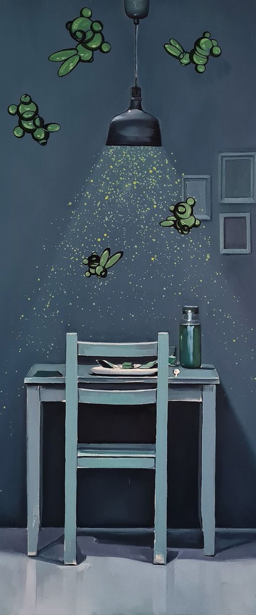 Green Interior by Igor Konovalov