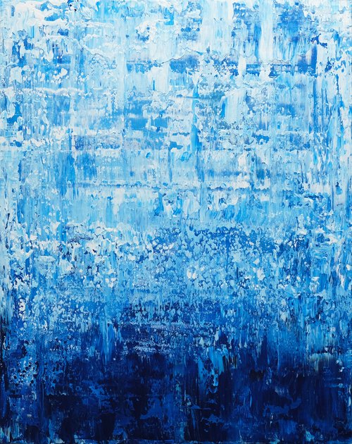 Abstract Blue Ocean by Behshad Arjomandi