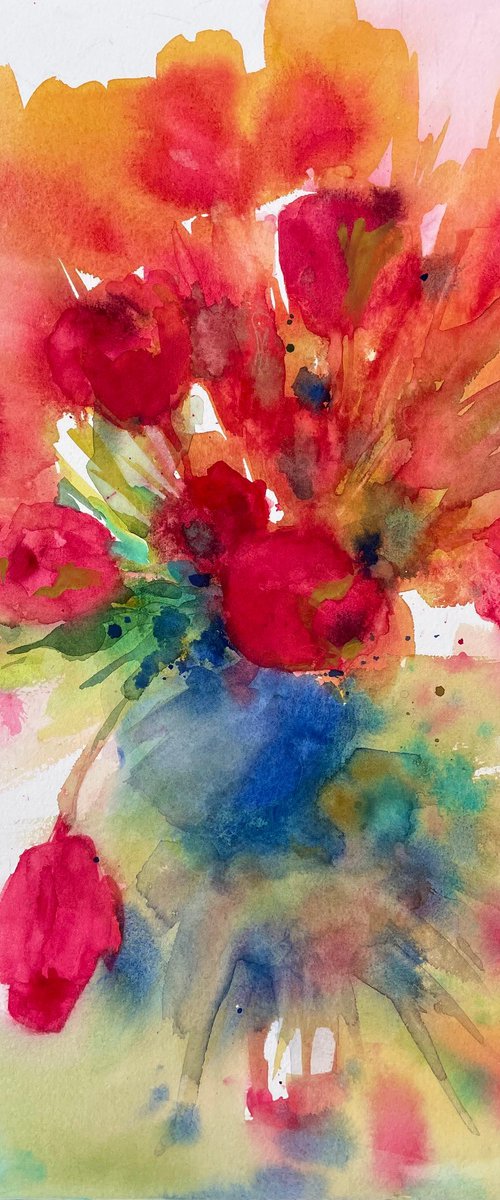 The Tulip Fire Within by zhengyang Ruan