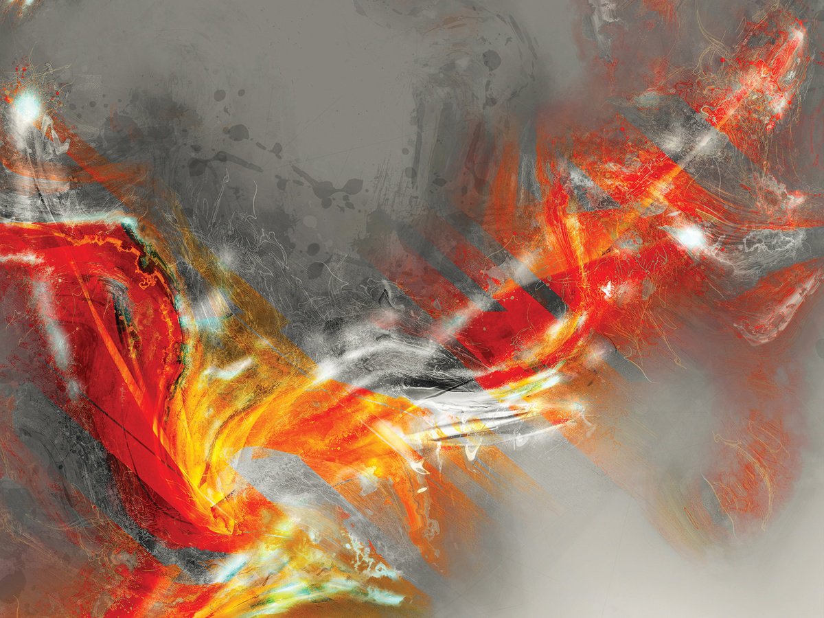 Abstract Botanical Print By Javier Diaz, 99 X 60, Delirios Xiv, Original Artwork