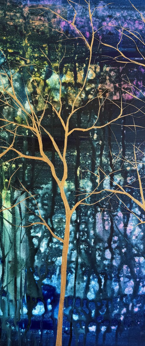 Twilight in a Rainy forest by Olena Voronenko