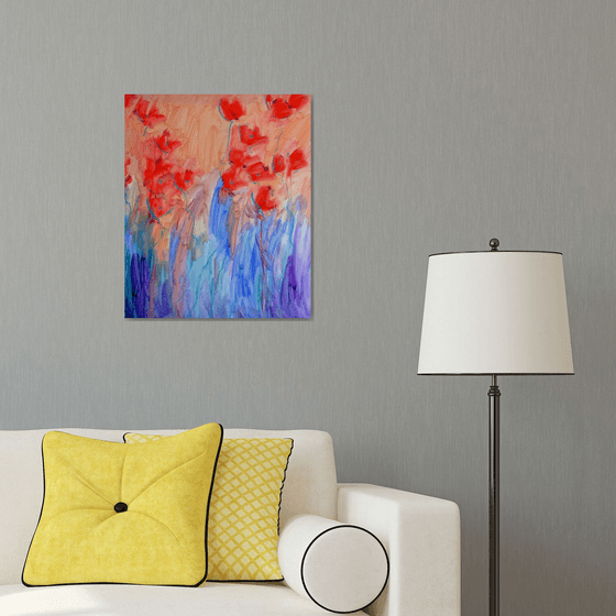 Poppies in Soft Light