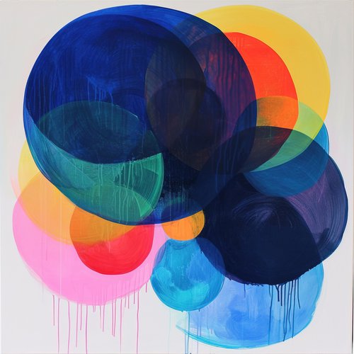 Painting of bold and bright circles 2901241 by Sasha Robinson