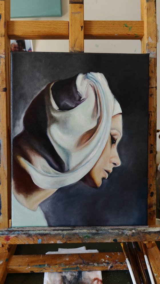 Woman with turban