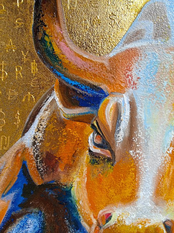 Charging Bull on Wall Street