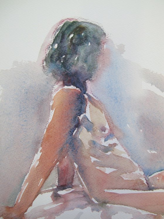 reclining female nude