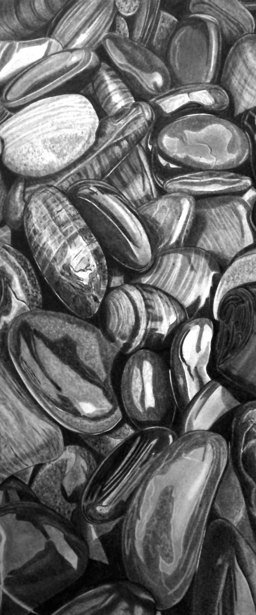 Wet Pebbles #12 by Paul Stowe