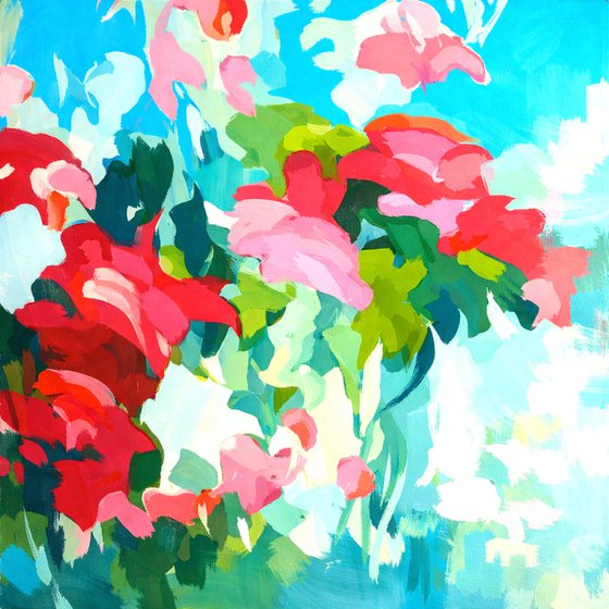 The rays touch the leaves №3