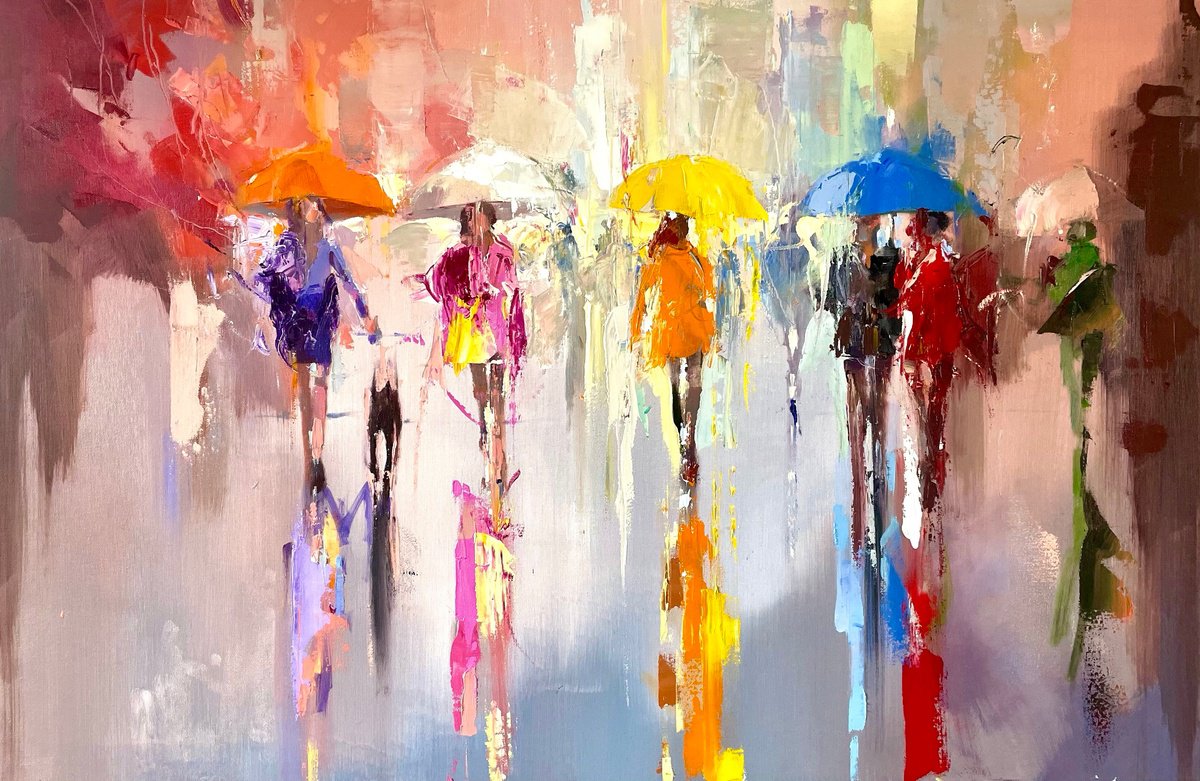 Spring Rains III by Ewa Czarniecka