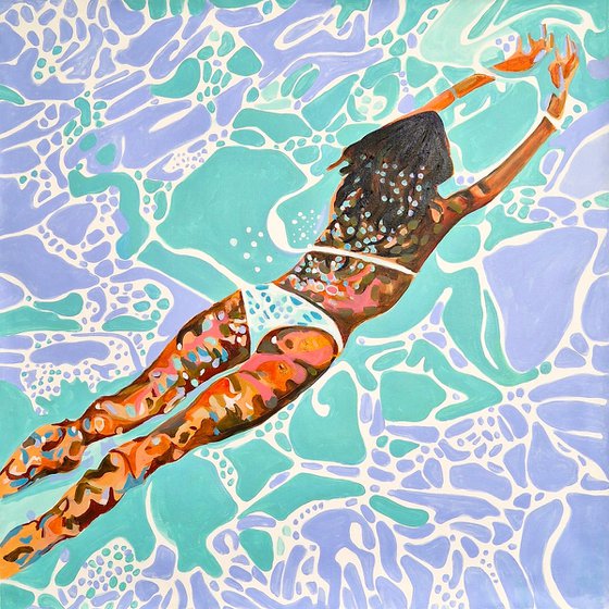 Underwater Pastel Green