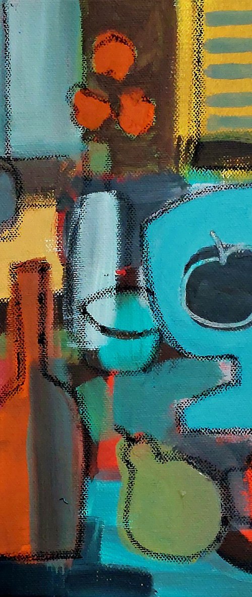 Still Life with Yellow Shutters by Jan Rippingham
