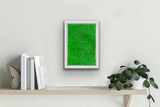 Fluorescent cactus (on paper, unframed)