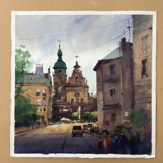 The picturesque old city of Lviv