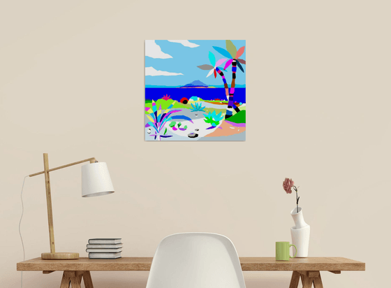 The lost world (pop art, seascape)