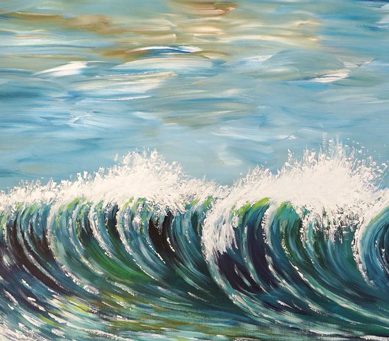 Seascape Breaking Waves D 6