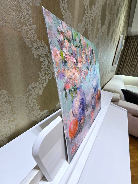 Blossoms and Blue Porcelain