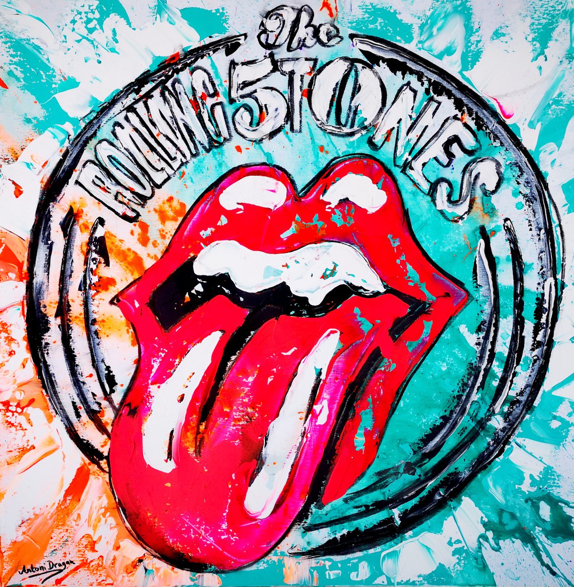 The rolling stones paint