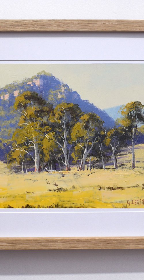 Australian Landscape with Gum trees by Graham Gercken