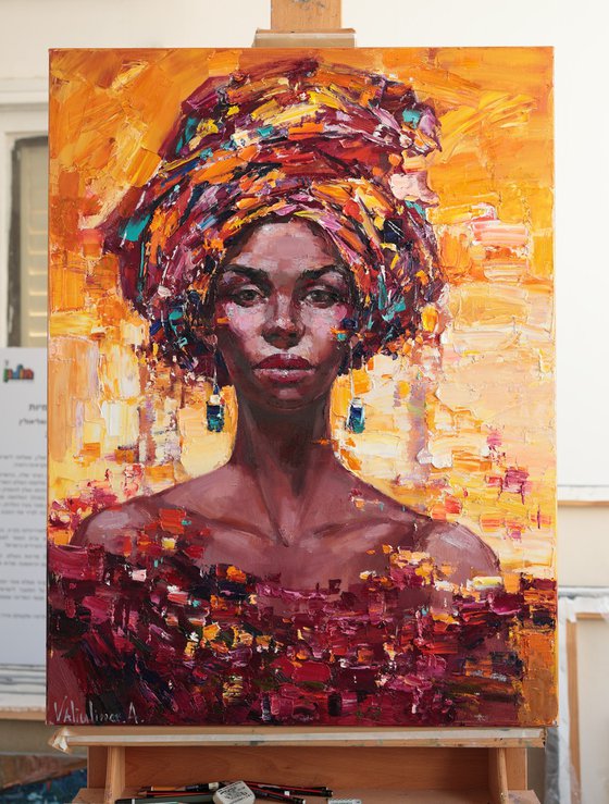 African Queen portrait