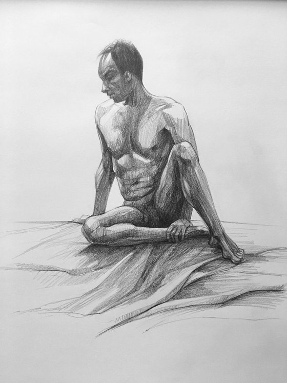 Figure Study_Sitting Man