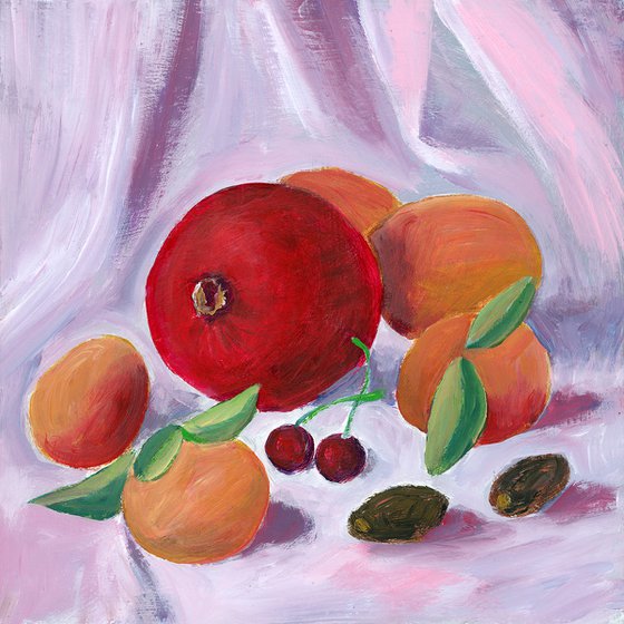 Still Life With A Pomegranate