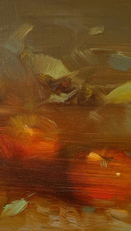 Apples, Original oil painting, Handmade artwork, One of a kind by Vahe Yeremyan