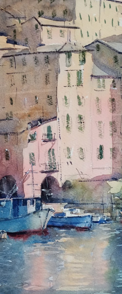 Camogli view (Liguria) by Tollo Pozzi