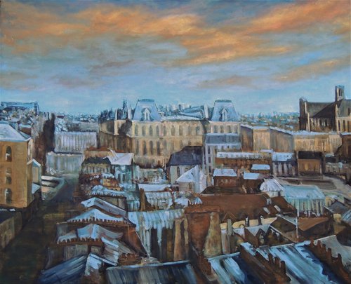 Rooftops of Paris. by Malcolm Macdonald