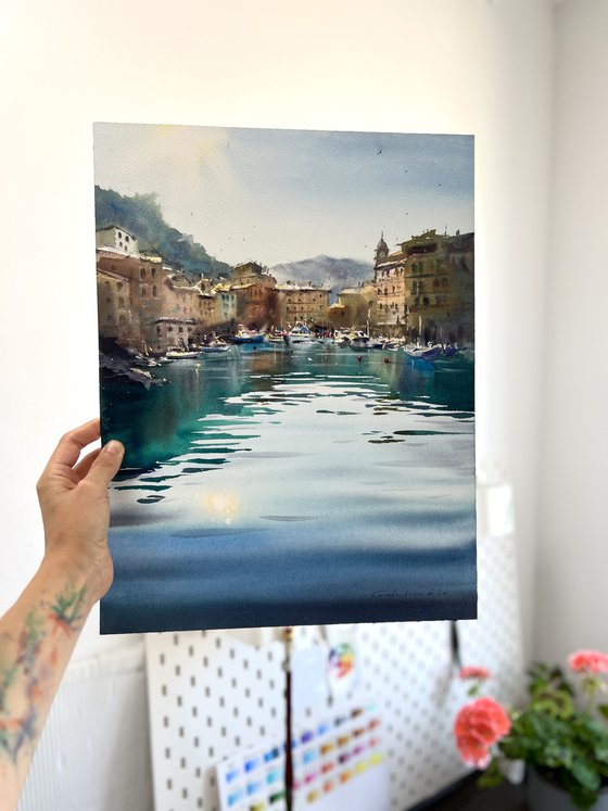 Blue Italian Morning. Camogli #2