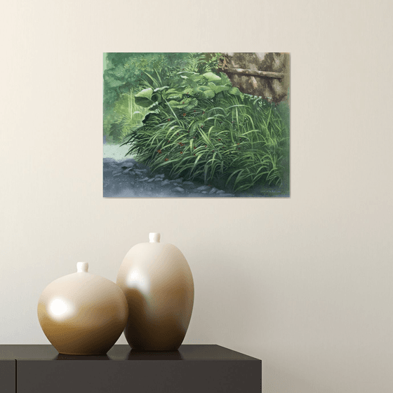 Wild Grass and Light - Watercolor Painting