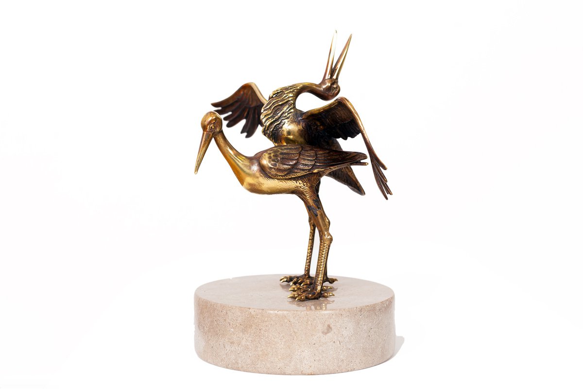 Photorealistic Animal Bronze Sculpture By Krasimir Krastev, 7 X 7", The Happiness, Original Artwork