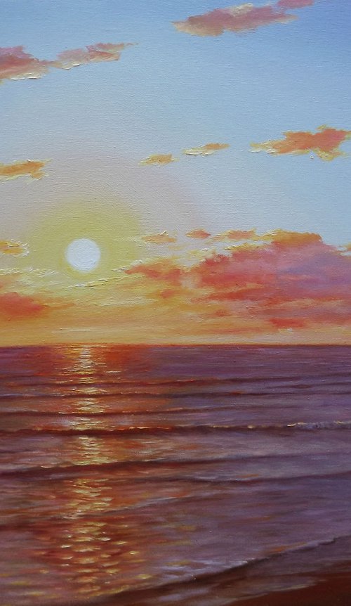 Evening at Sea by Oleg Riabchuk