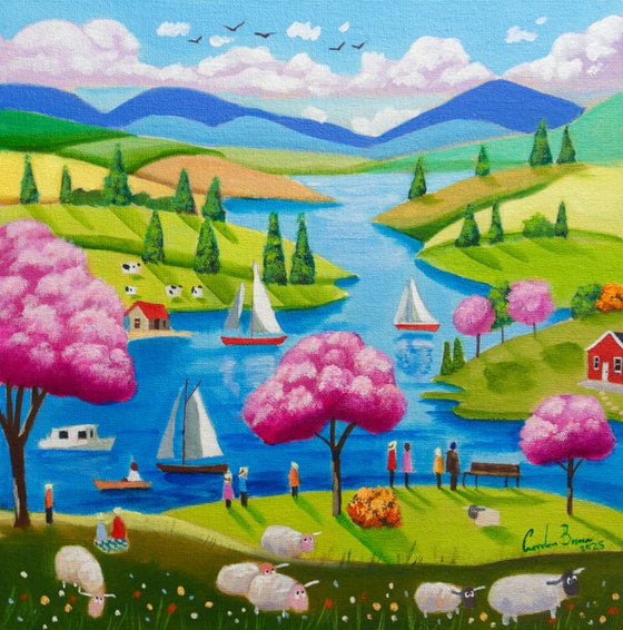 Springtime by the Lake