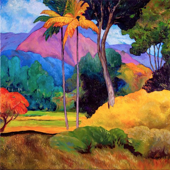 Quiet Landscape with Palms
