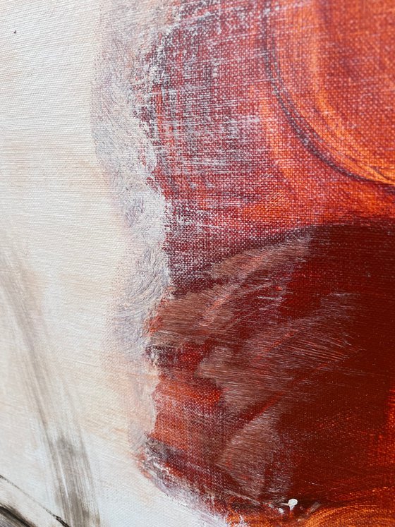 raw energy in burned sienna