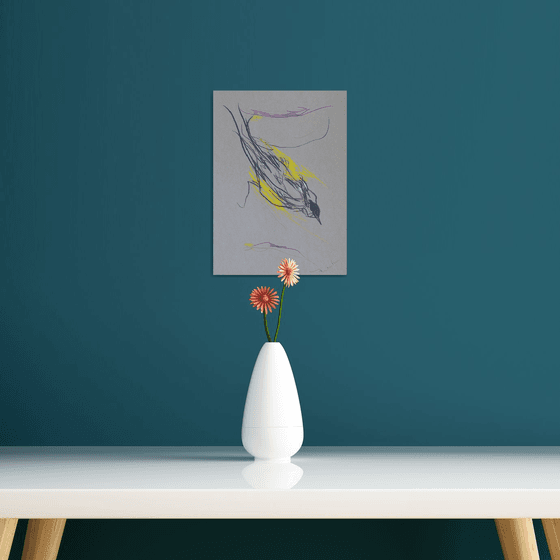 Gestural Research 10 - The Bird, 29x21 cm