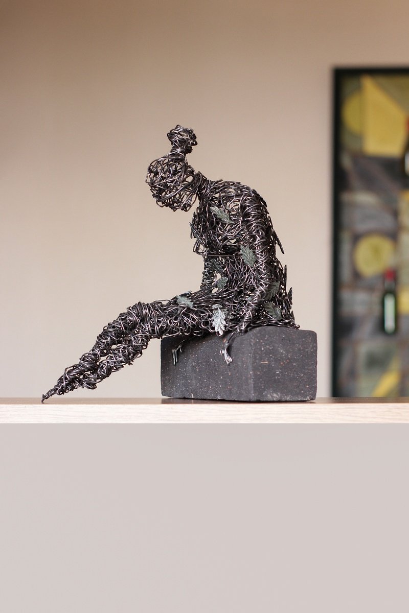 Expressive Sculpture , Autumn Mood By Karen Axikyan, 9 X 11, Artwork For Sale On Artfinder