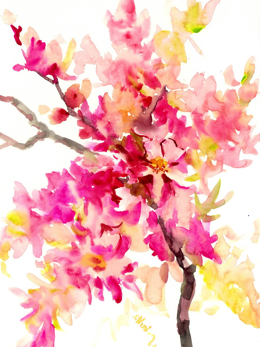 Cherry Blossom,  sakura by Suren Nersisyan